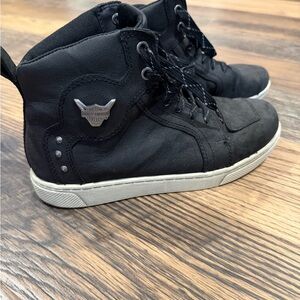 Harley-Davidson Black High-Top Shoes Size 8.5